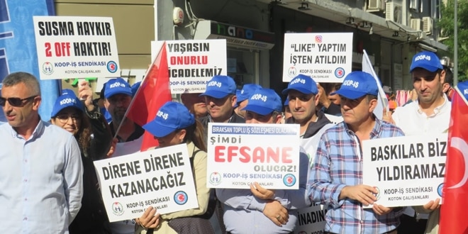 Koton'dan Çıkarılan İşçilerden Protesto!