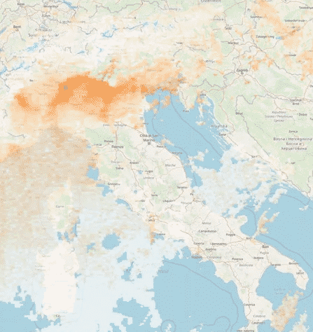 Koronavirüsün İtalya'ya Etkisinin Uydudan Görünümü!