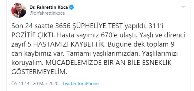 Son Dakika: Türkiye’de Can Kaybı 9’a Yükseldi
