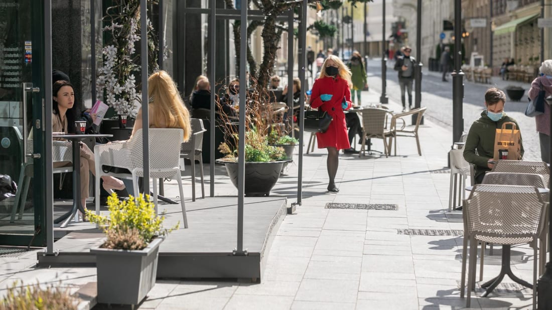 Litvanya'da Açık Hava Kafeleri