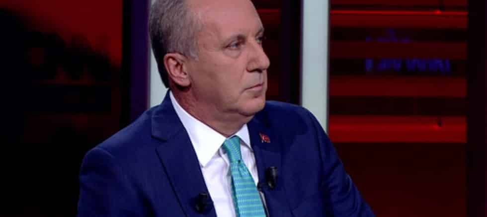 Muharrem İnce Canlı Yayını Terk Etti