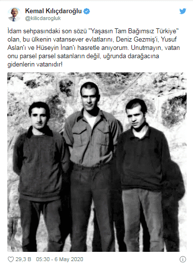 Kılıçdaroğlu İdamlarının 48. Yılında Üç İnsanı Anmaya Gitti!