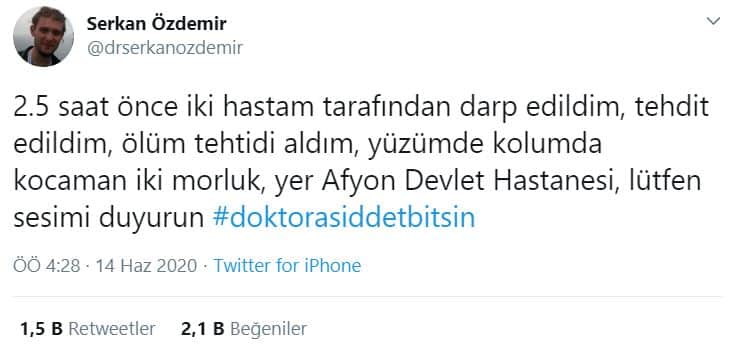 Sağlık Çalışanlarına Şiddet Sürüyor