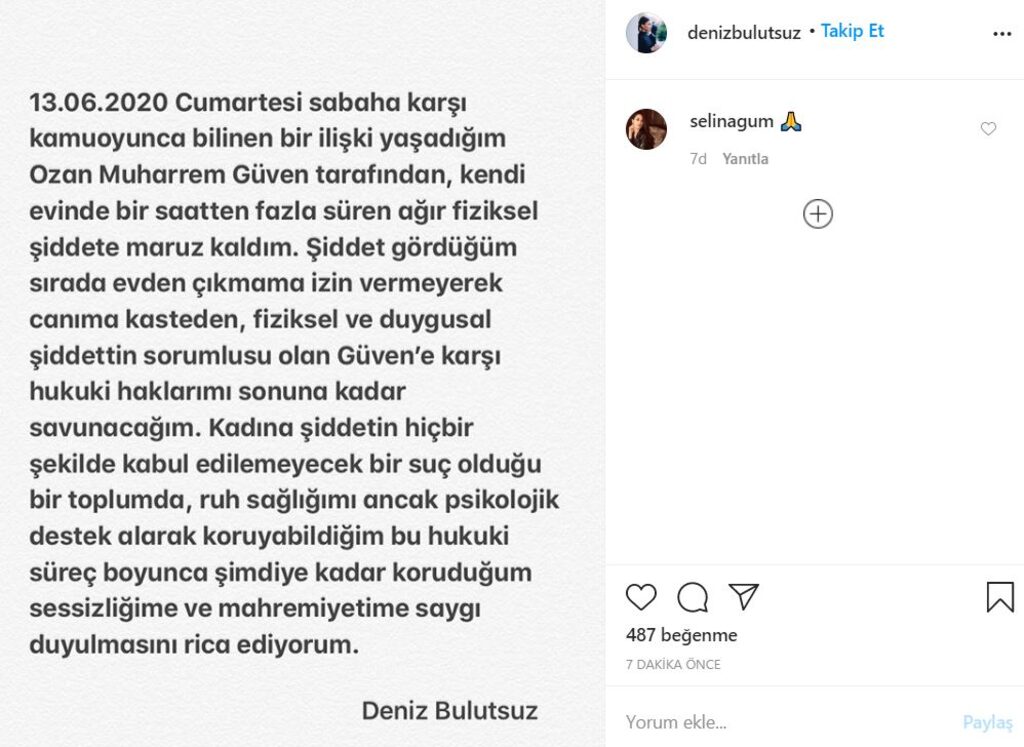 Ozan Güven’in Sevgilisi Şiddet İddialarını Doğruladı