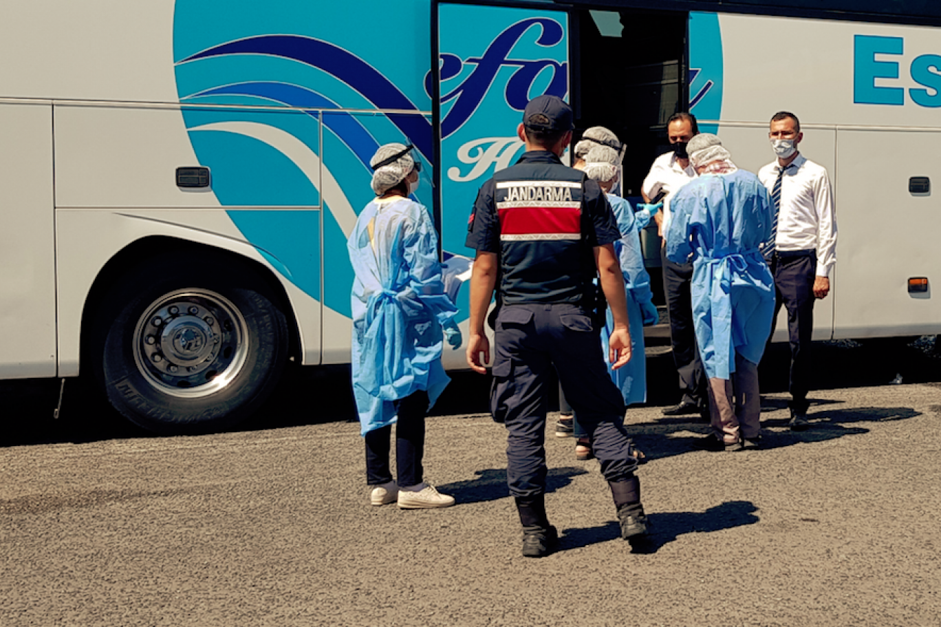 Covid-19 Testi Pozitif Çıkan Kişi Otobüste Yakalandı