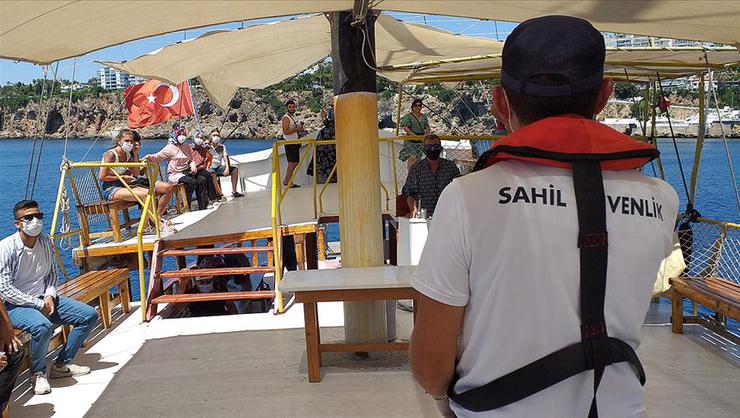 Antalya’da Tekne ve Yatlara Koronavirüs Denetimi