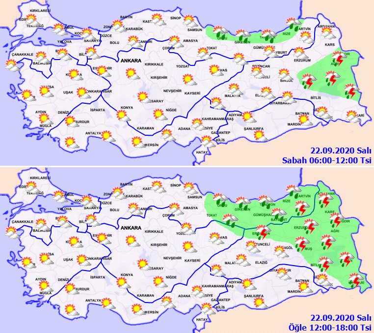 17 İl İçin Sağanak Yağış Uyarısı!