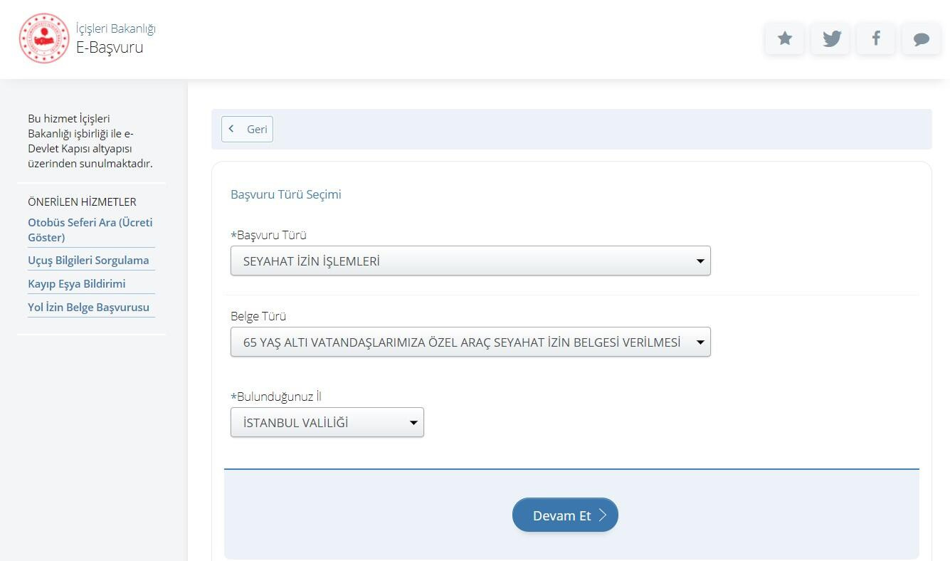 Kısıtlamada Seyahat Edecekler İçin İzin Belgesi Nasıl Alınır?
