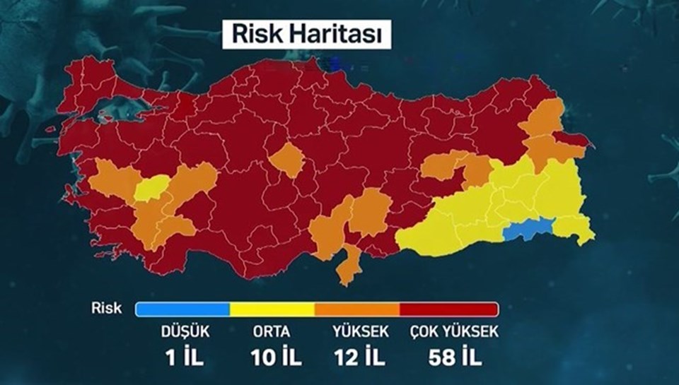 İçişleri Bakanlığı’ndan İllerin Risk Durumuna Göre Kısıtlama Hatırlatması!
