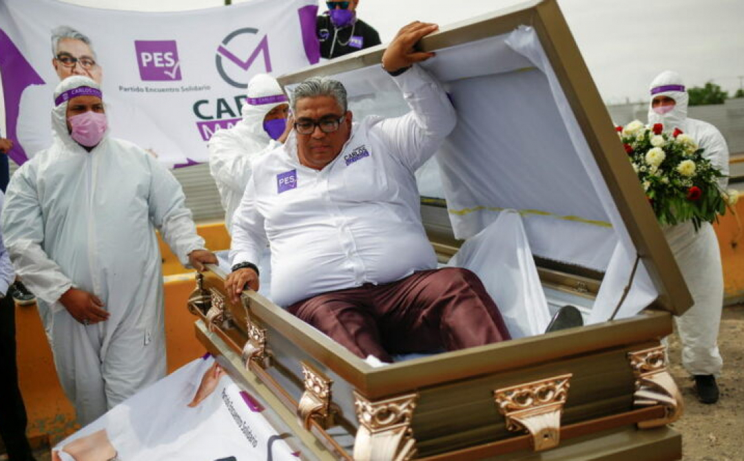 Meksika’da Tabutlu Seçim Kampanyası!