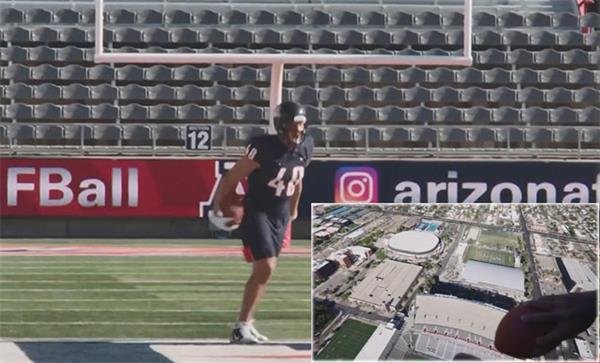 NFL Oyuncusundan Dünya Rekoru