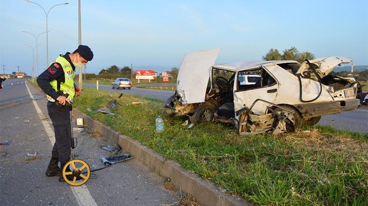 Metrelerce Takla Attı, Emniyet Kemeri Hayatını Kurtardı