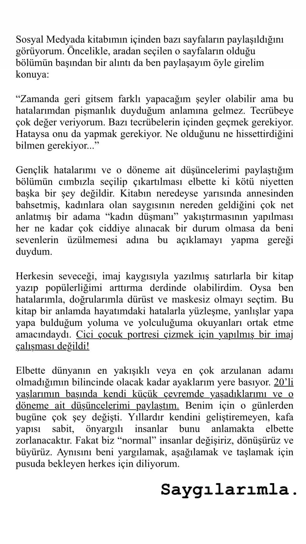 Barış Murat Yağcı'nın Kitabında Bulunan Cinsiyetçi İfadelere Büyük Tepki