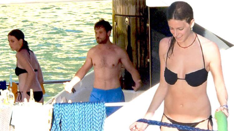 Aras Bulut İynemli ve Bige Önal’ın Tekne Tatili!