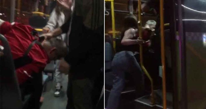 Belediye Otobüsünde Taciz Dayağı
