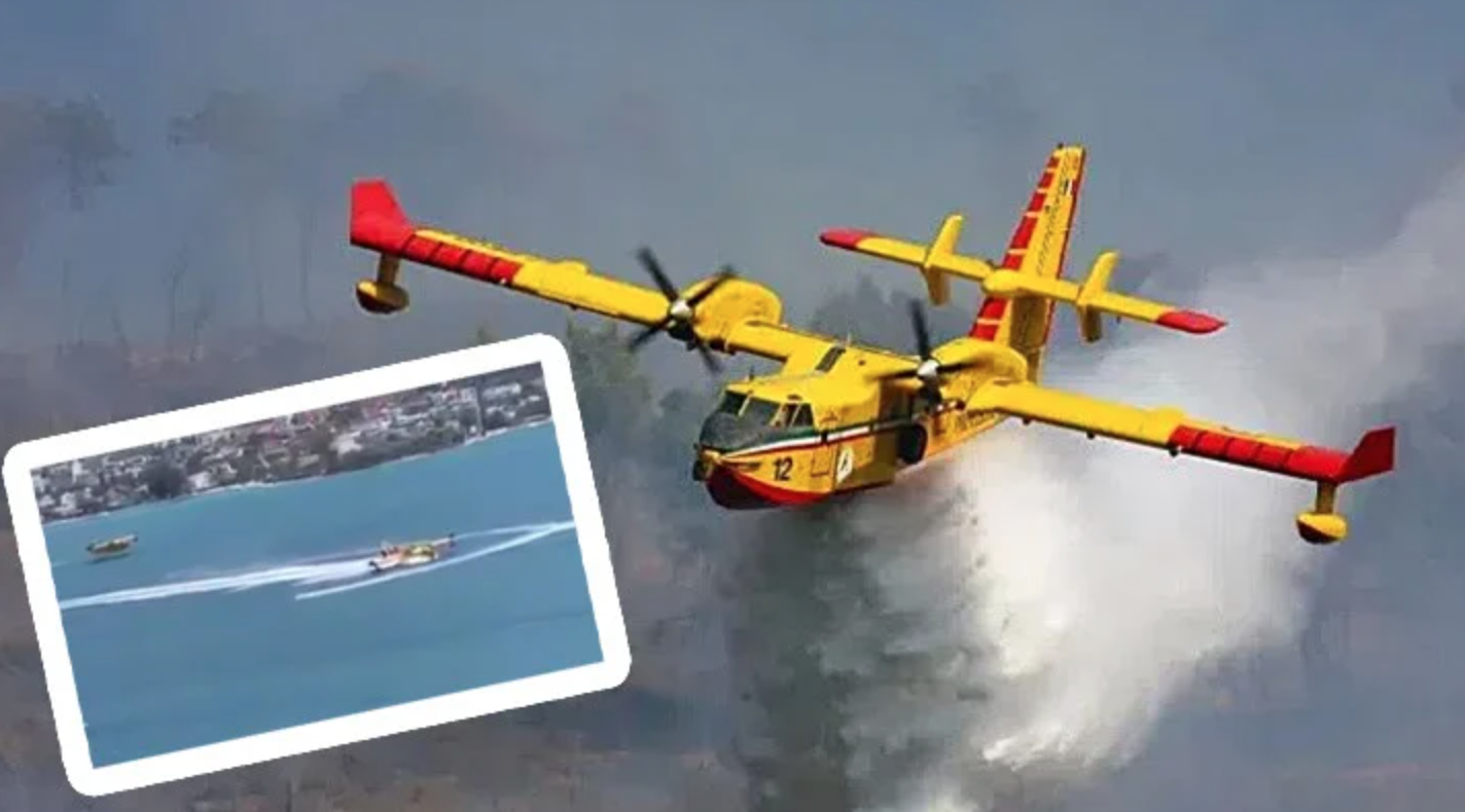 Vurdumduymaz Tatilciler Yangın Uçağını Durdurdu