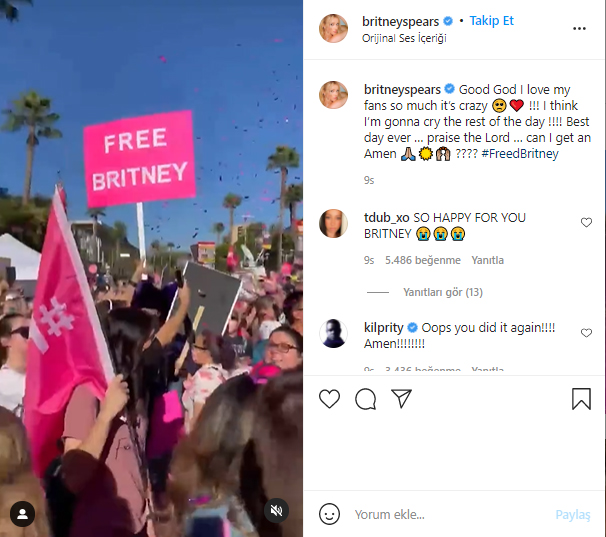 Britney Spears 14 Yılın Ardından Resmen Özgür