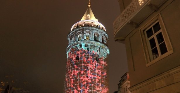 Galata Kulesi’nde Büyüleyici Yeni Yıl Gösterisi!