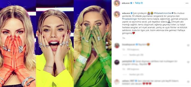 Maske Kimsin Sen Programı Jürisi Eda Ece’den Eleştirilere Yanıt!
