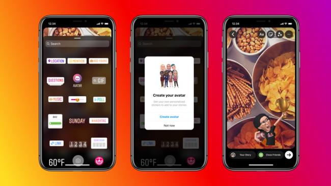 Instagram Hikayeleri ve DM’ye 3D Avatarlar Geliyor