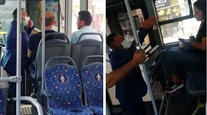 Otobüste Maske Tartışması: “Siz de Takacaksınız”
