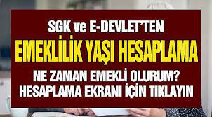 Normal şartlarda ne zaman emekli olunabilir? İşte hesaplama ekranı