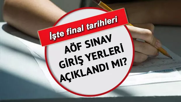 2022 AÖF Yaz Okulu Sınav Yerleri Açıklandı! Sınav giriş belgesi sorgulama...