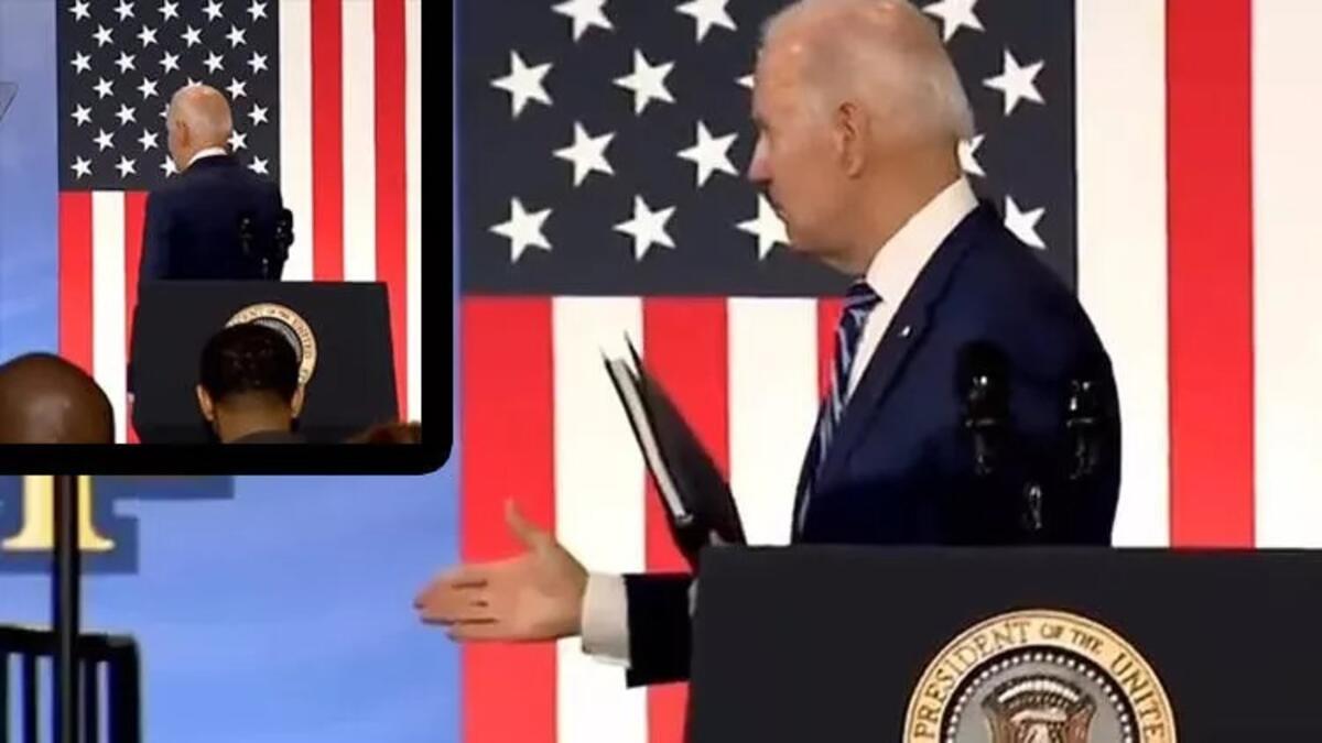 ABD Başkanı Biden'ın Tuhaf Hareketleri Gündem Oldu