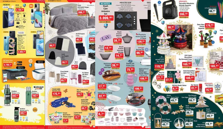 BİM AKTÜEL KATALOGU 16 ARALIK 2022