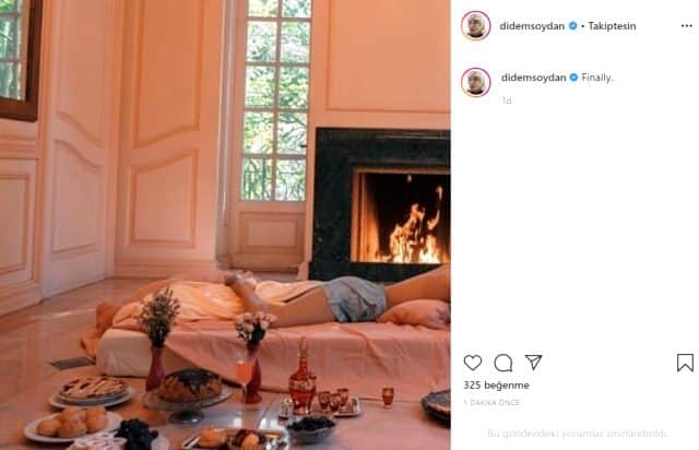 Didem Soydan Asla Durmuyor: Yatak Pozu Nefes Kesti!