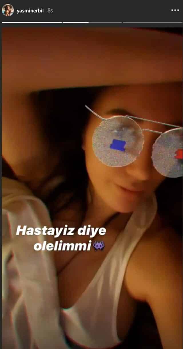 Yasemin Erbil'in Yatak Pozu Nefesleri Kesti!