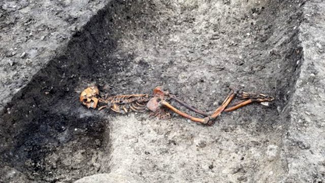 Kazı Çalışmasında Bulunan İskeletin 2500 Yıl Öncesine Ait Olduğu Düşünüldü