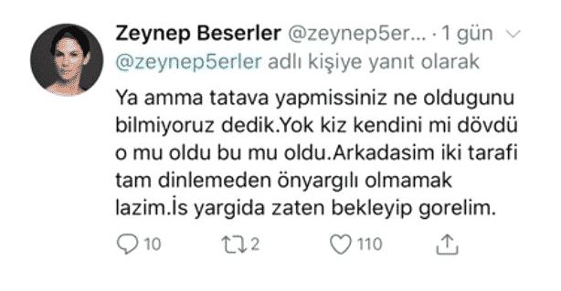Zeynep Beşerler'den Ozan Güven Yorumu: Yaptığını Düşünmüyorum!
