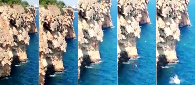 İddia Üzerine Falezlerden Atlayan Genç Yaşamını Yitirdi