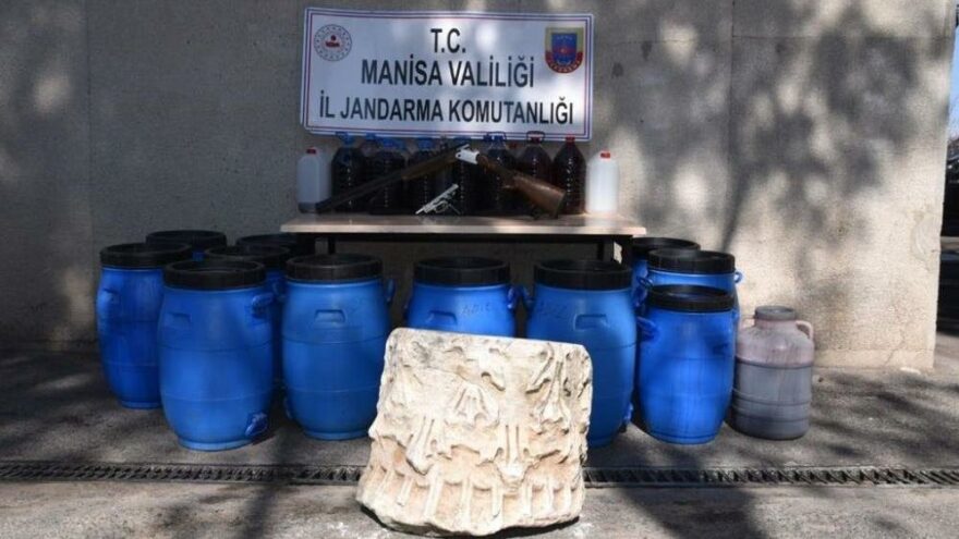 Manisa’da Sahte İçki Ve Tarihi Eser Operasyonu