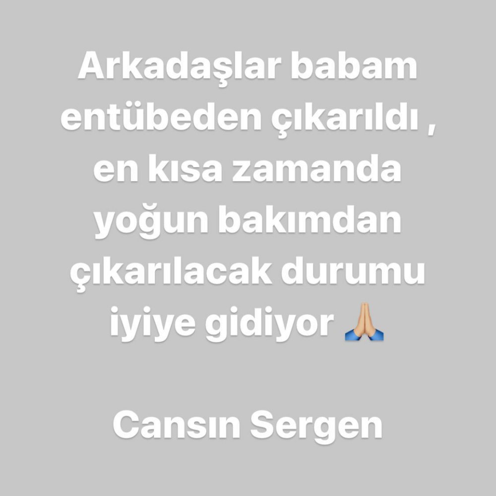 Entübe Edilen Burak Sergen'in Sağlık Durumuna İlişkin Yeni Gelişme