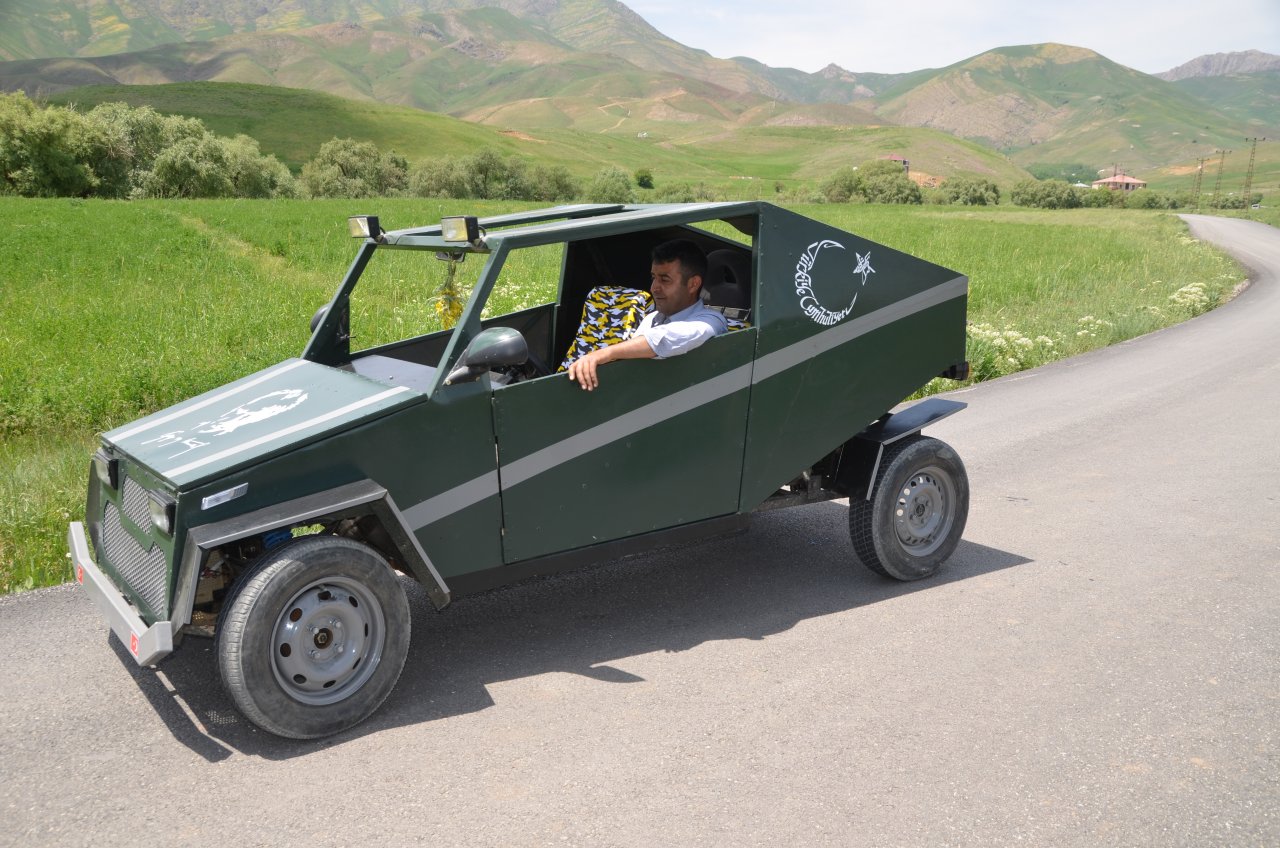 Hurdalardan Benzinli Araç Yaptı