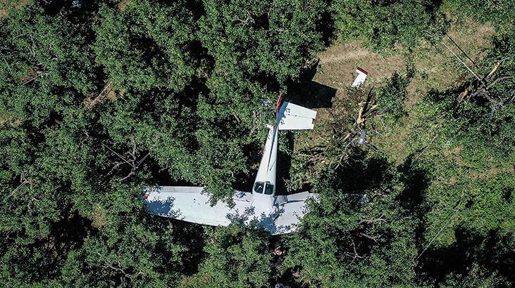 Son Dakika: Bursa’da Eğitim Uçağı Düştü!