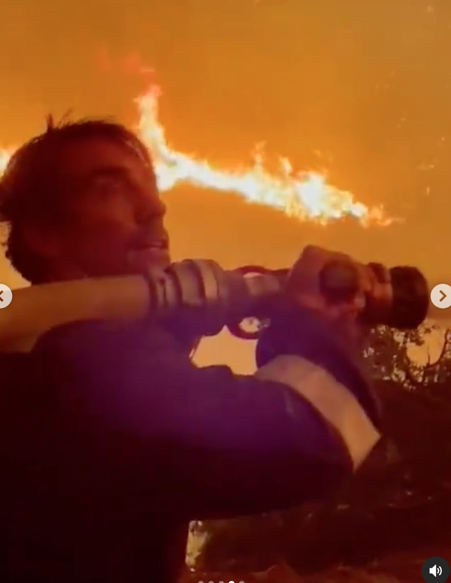 İbrahim Çelikkol Yangın Söndürme Çalışmalarına Katıldı!