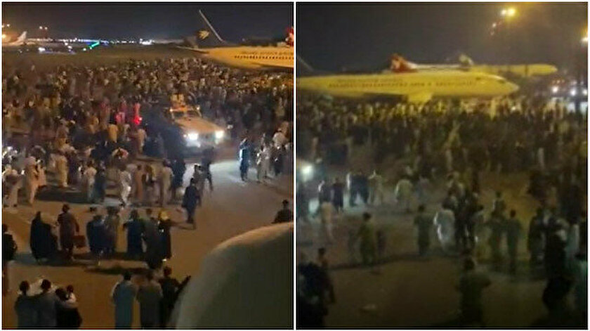 Son Dakika: Kabil Havalimanı’nda İzdiham!