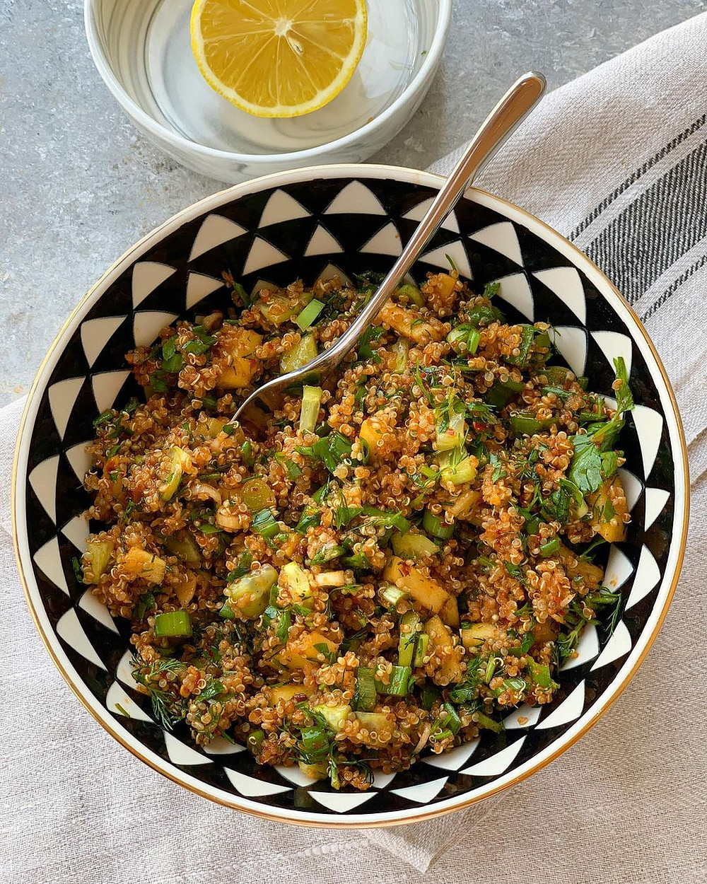 Düşük Kalorili Kinoa Kısır Tarifi