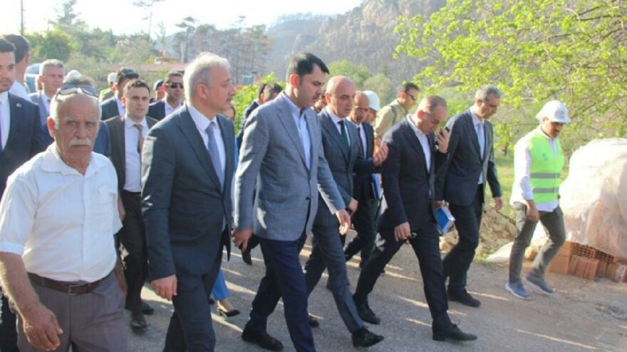 Bakan Murat Kurum Muğla’daki Yangın Hakkında Açıklamalarda Bulundu