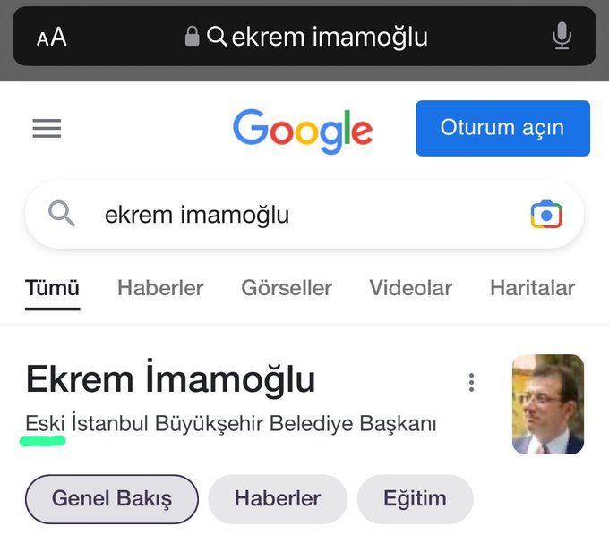 Google'ın Ekrem İmamoğlu Skandalı!