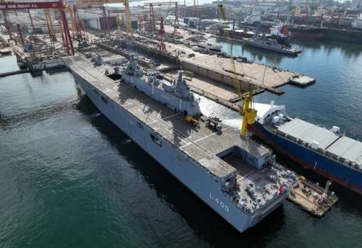 Türkiye'nin İlk Uçak Gemisi TCG Anadolu'nun Yeni Görüntüleri