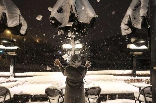 Ankara’da Kar Sevinci