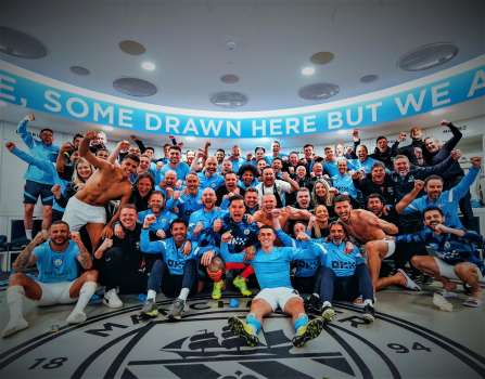 İngiltere Premier Lig'de Şampiyon Manchester City Oldu