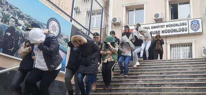 İstanbul’da Fuhuş Operasyonu; 8 Kişi Gözaltında