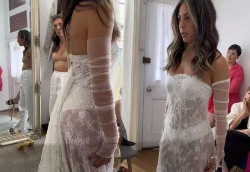 Transparan Gelinliği Sosyal Medyada Gündem Yarattı!