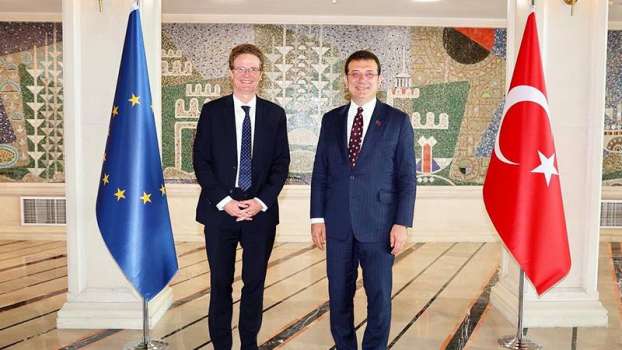 AB Türkiye Delegasyonu Başkanı Meyer-Landrut'tan, İmamoğlu'na Ziyaret