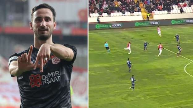 UEFA Avrupa Konferans Ligi'nde Sezonun Golü Erdoğan Yeşilyurt'un!